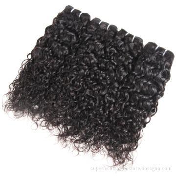 Wholesale Price Fast Delivery Peruvian Water Wave Virgin Cuticle Aligned Human Hair Extension